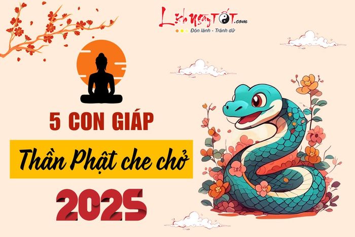 5 con giáp được Thần Phật phù hộ năm 2025