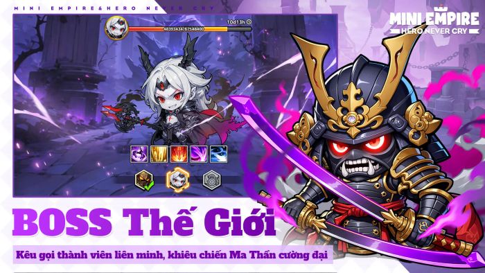 Acquire powerful heroes early on in Mini Empire: Hero Never Cry and set yourself up for success.