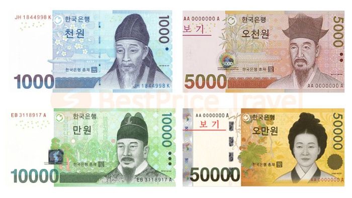Korean banknote denominations