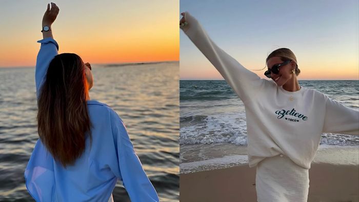 Kiểu tạo dáng chụp ảnh hoàng hôn 2