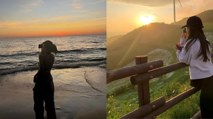 Kiểu tạo dáng chụp ảnh hoàng hôn 11