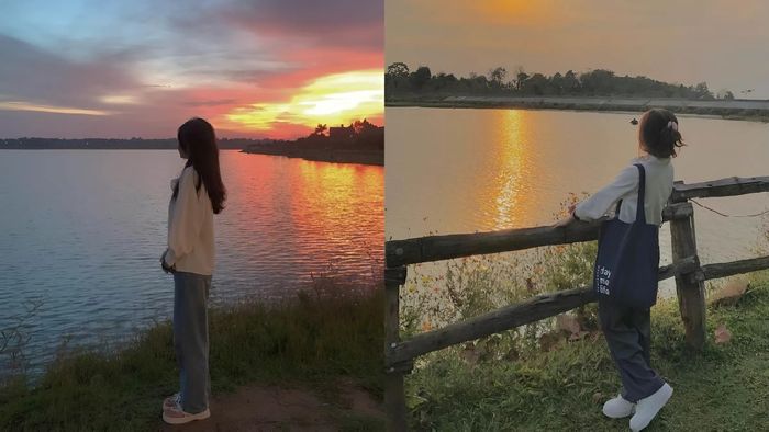 Kiểu tạo dáng chụp ảnh hoàng hôn 23