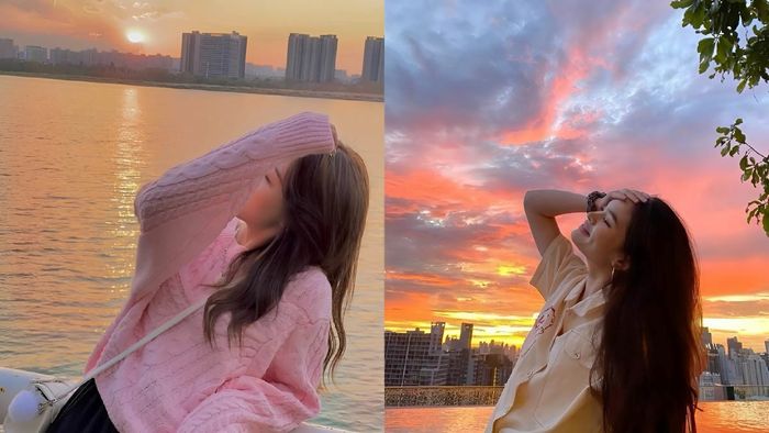 Kiểu tạo dáng chụp ảnh hoàng hôn 4