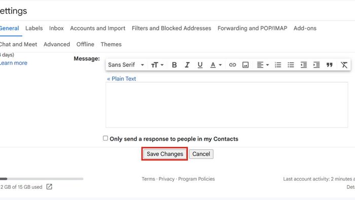 Hướng dẫn cách viết email chuyên nghiệp - Bước 5: Tạo chữ ký