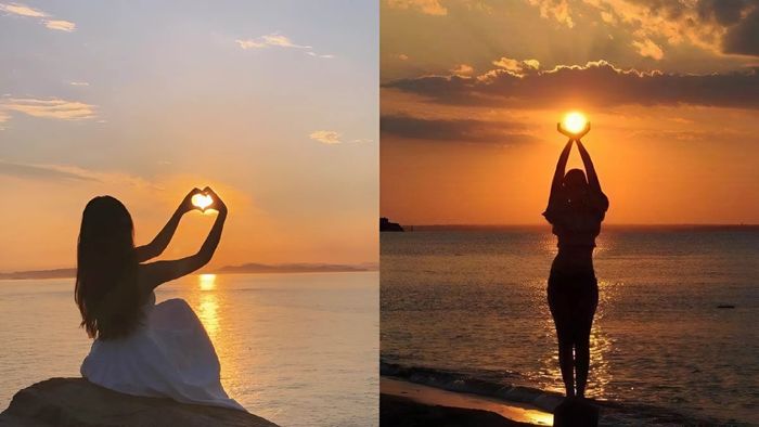 Kiểu tạo dáng chụp ảnh hoàng hôn 8