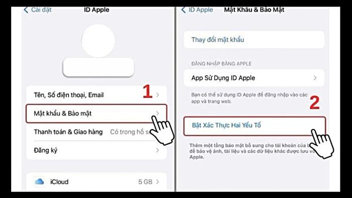 Hướng dẫn lấy mã xác minh email trên iPhone khi sử dụng xác thực hai yếu tố cho ID Apple - Bước 2