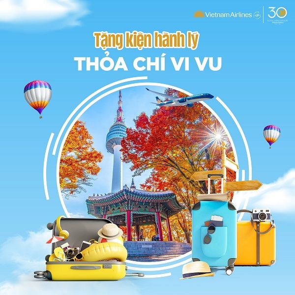 Vietnam Airlines offers a generous baggage allowance for travelers to fully enjoy their journeys.