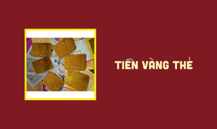Tiền vàng thẻ