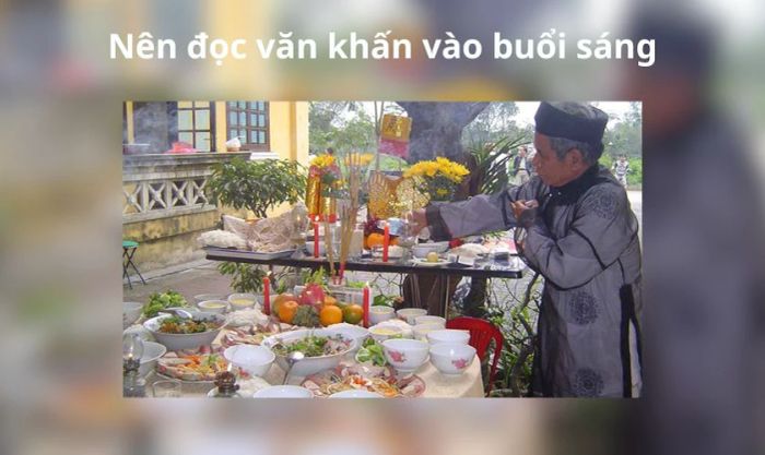 Thời gian thực hiện văn khấn tiễn ông bà sau Tết là khi nào?