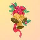 Bộ set biểu tượng chuông Giáng Sinh dùng để trang trí, mang đến sự tươi mới và đặc sắc cho không gian mùa Noel