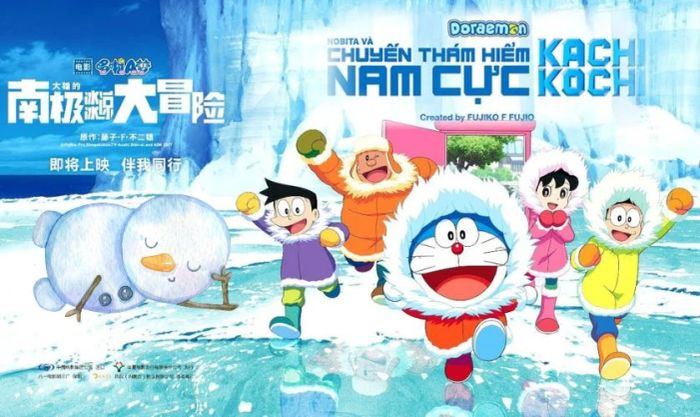 Phim hoạt hình Doraemon hấp dẫn - Nobita Và Chuyến Thám Hiểm Nam Cực