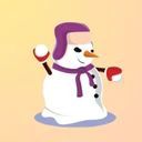 Biểu tượng Noel, người tuyết dễ thương, giúp không gian Giáng Sinh trở nên rực rỡ và đầy màu sắc