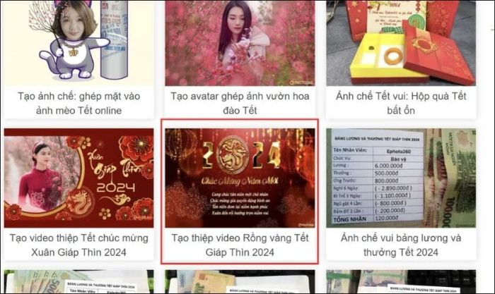 Lựa chọn mẫu thiệp ưng ý