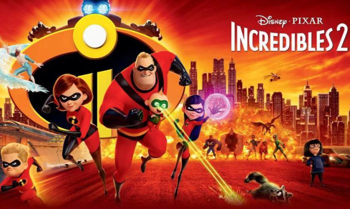 Poster của bộ phim Incredibles 2