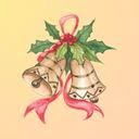 Biểu tượng chuông Giáng Sinh xinh đẹp, tô điểm cho không gian lễ hội thêm phần ấm áp và rực rỡ