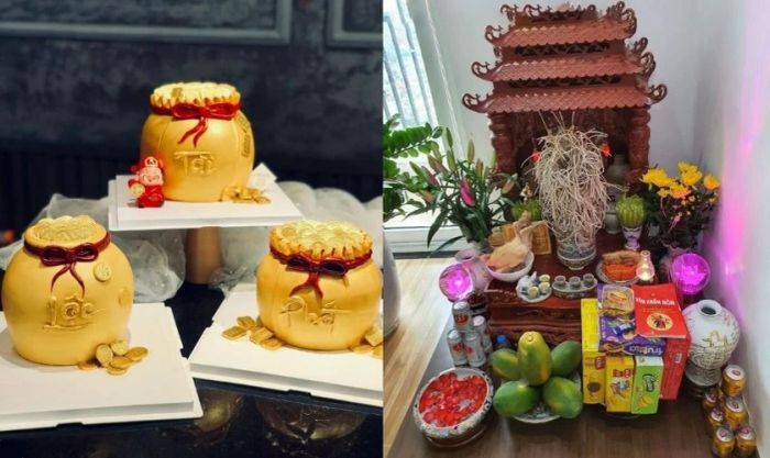 Bánh kẹo là lễ vật không thể thiếu trên mâm cúng ngày vía Thần Tài
