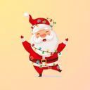 Biểu tượng ông già Noel đáng yêu, gắn liền với những khoảnh khắc vui vẻ của mùa lễ