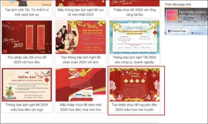 Lựa chọn mẫu thiệp đẹp và phù hợp với nhu cầu