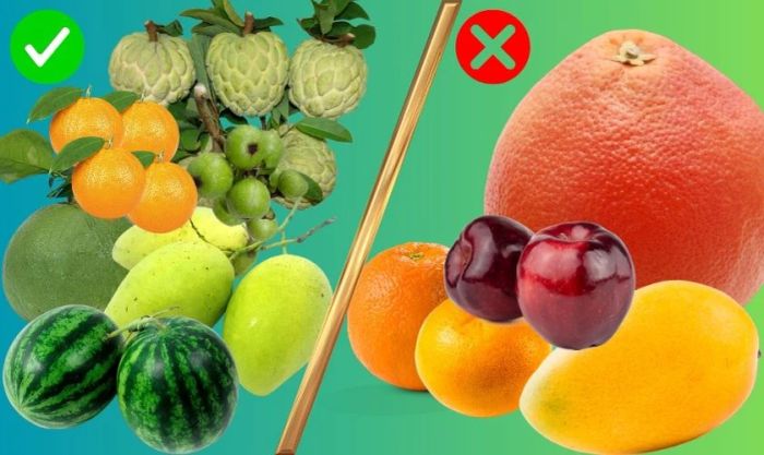 Không nên chọn trái cây không có cành