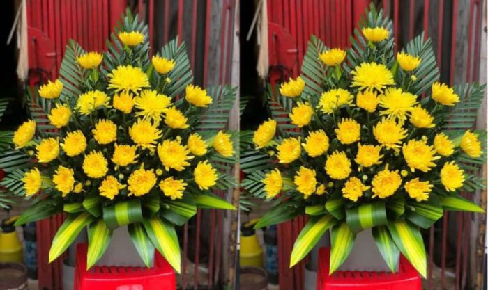 Cách cắm hoa cúc xòe to phù hợp cho không gian lớn