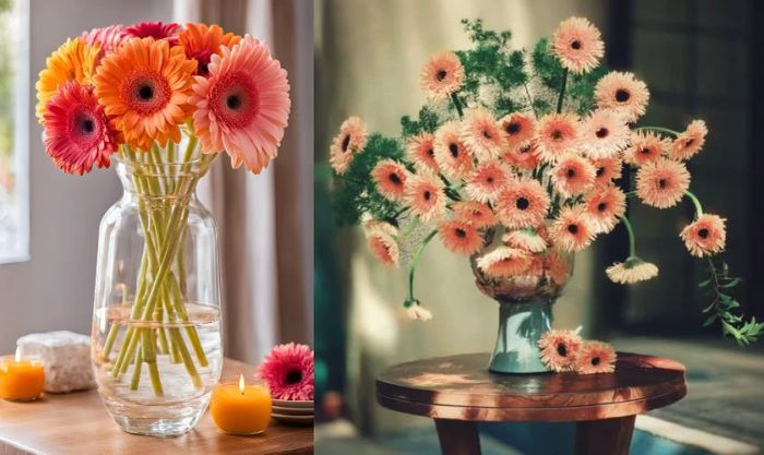 Mẫu cắm hoa đồng tiền ngày Tết đẹp và ý nghĩa