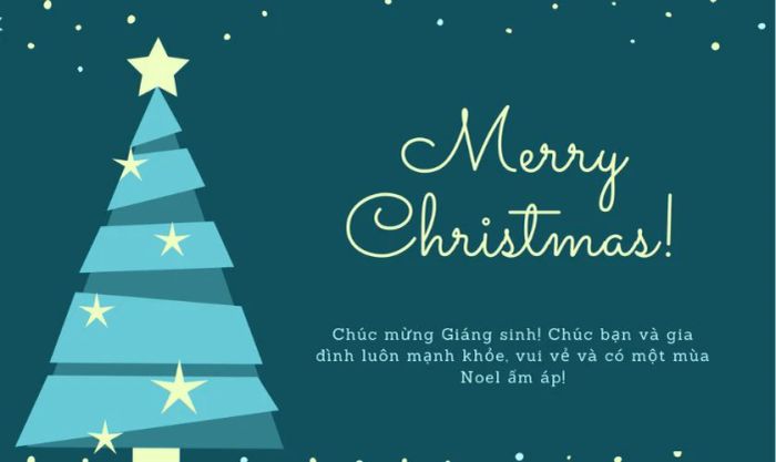 Thiệp chúc mừng Giáng Sinh trực tuyến đơn giản