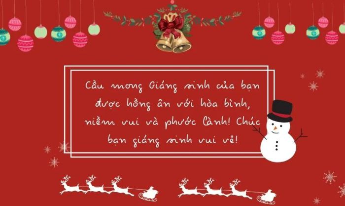 mẫu thiệp Giáng Sinh trực tuyến số 4
