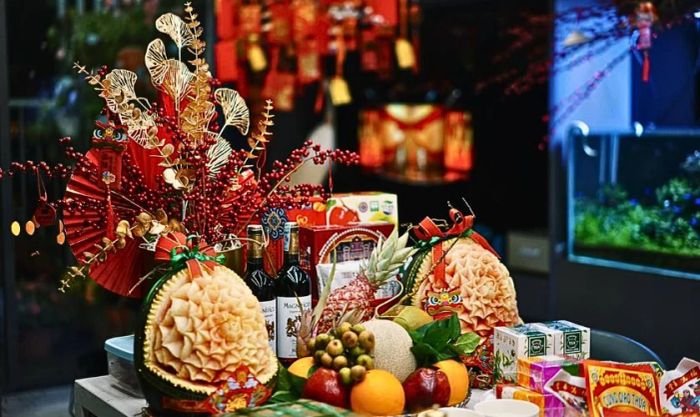 Ảnh mâm ngũ quả miền Nam tuyệt đẹp và độc đáo nhất