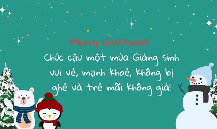 Mẫu thiết kế thiệp Giáng Sinh trực tuyến dễ thương