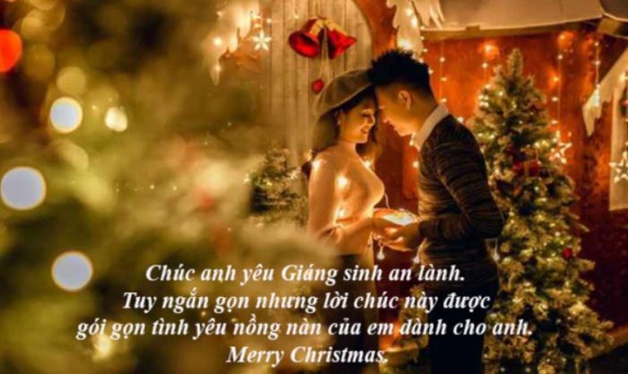 Mẫu thiệp Giáng Sinh trực tuyến dành tặng chồng