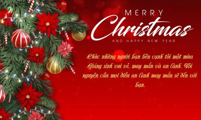 Mẫu thiệp chúc mừng Giáng Sinh trực tuyến đẹp mắt