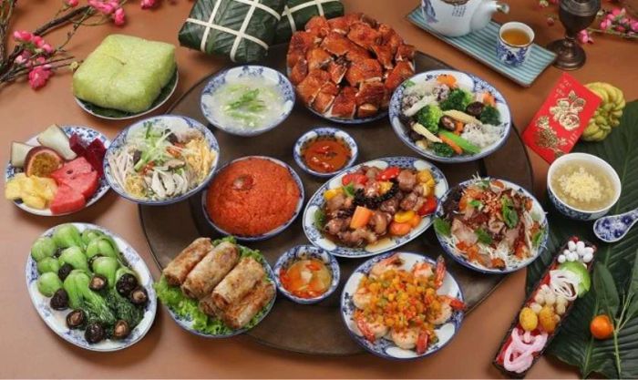 Một số hình ảnh mâm cúng Tết Nguyên Tiêu đẹp và ấn tượng
