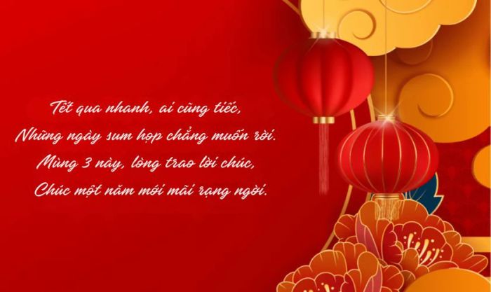 Bài thơ gửi lời chúc mừng Tết 2025