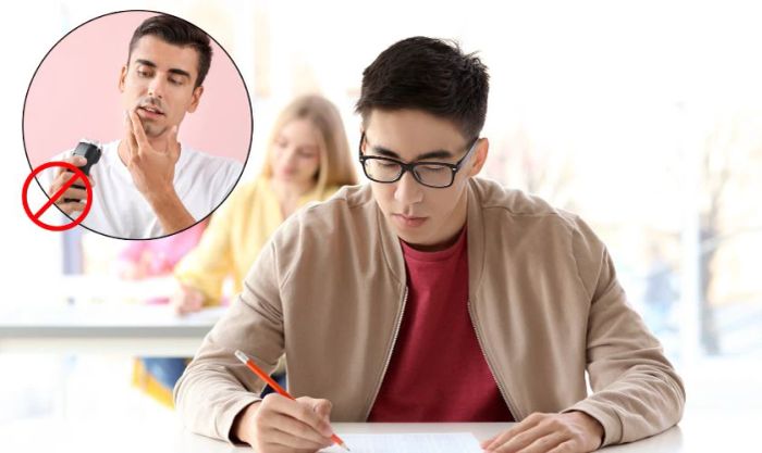 Những thời điểm nên kiêng cạo râu? - Trước kỳ thi