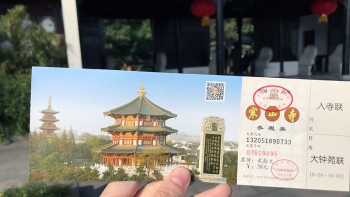 Ticket prices for visiting Han Shan Temple