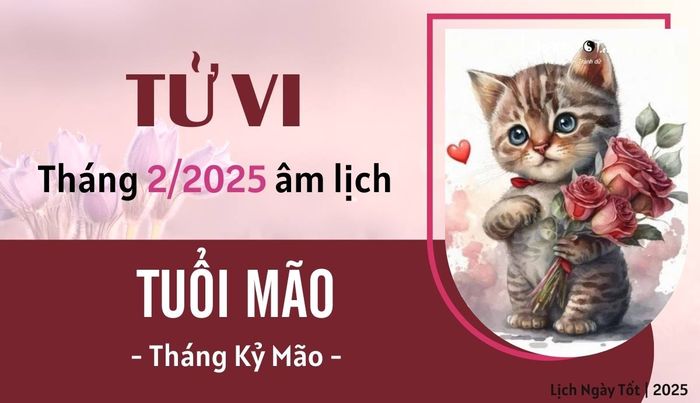 Tử vi tháng 2/2025 của tuổi Mão theo âm lịch