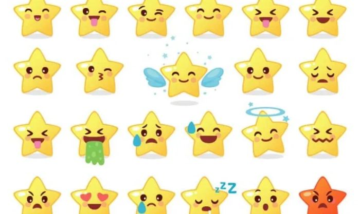 Hình ảnh ngôi sao Giáng sinh được sử dụng trong thiết kế