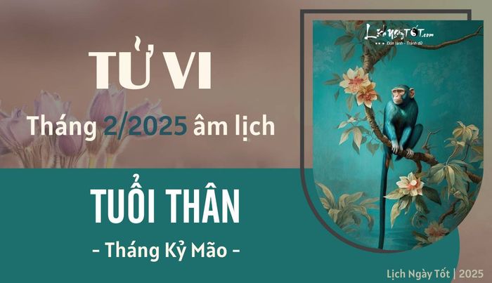 Tử vi tháng 2/2025 của tuổi Thân theo âm lịch