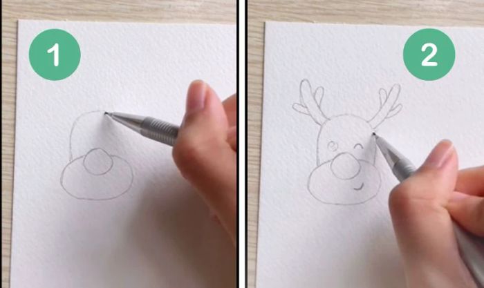 Cách vẽ Sticker Giáng sinh dễ dàng nhưng vẫn đẹp mắt