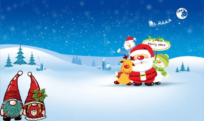 Thiệp Giáng Sinh đơn giản nhưng vô cùng đáng yêu