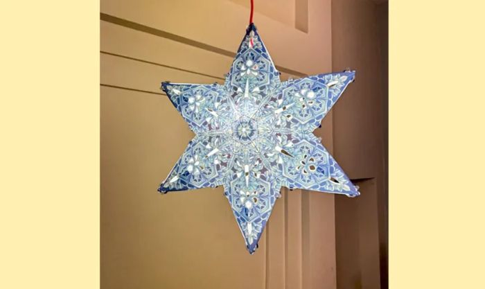 Hình ảnh ngôi sao Giáng sinh ngoài đời thực