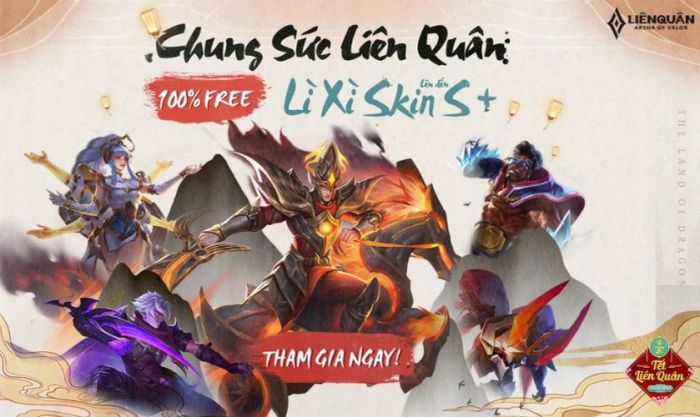 Sự kiện Tết Liên Quân: Chung sức nhận Skin