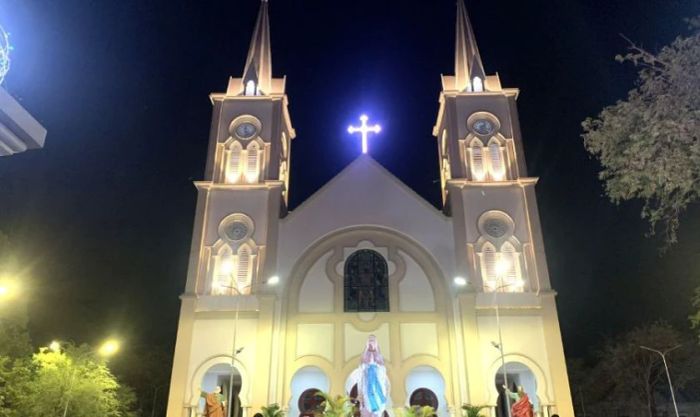 Nhà thờ giáo xứ Vĩnh Hòa - Địa điểm đón Giáng Sinh được yêu thích tại Bình Dương
