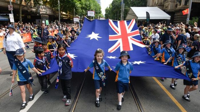 Australia Day is celebrated in January.