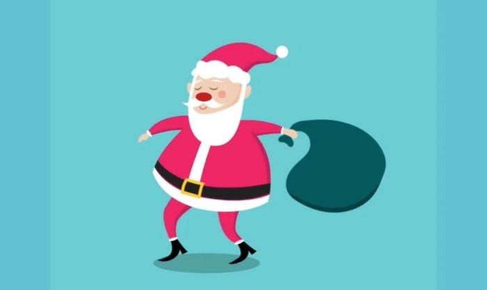 Những ảnh động Giáng Sinh với ông già Noel ấn tượng