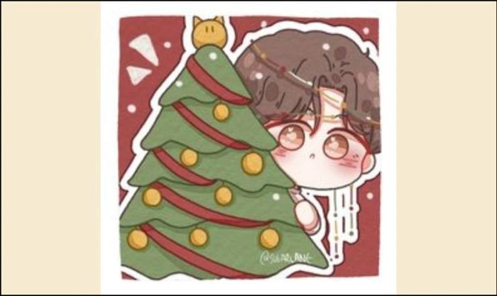 Avatar Giáng Sinh chibi anime cực kỳ dễ thương