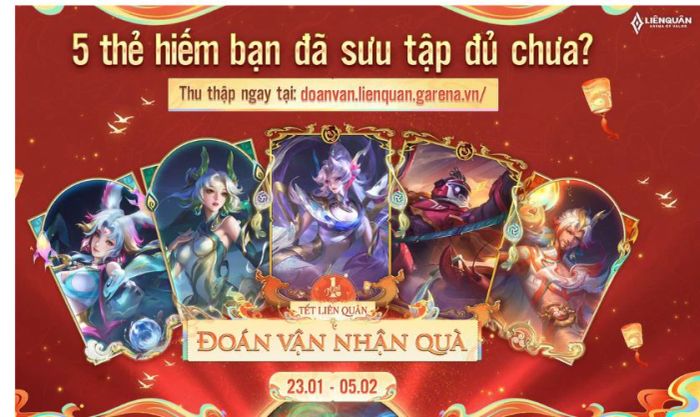 Sự kiện Tết Liên Quân: Dự đoán vận may nhận quà