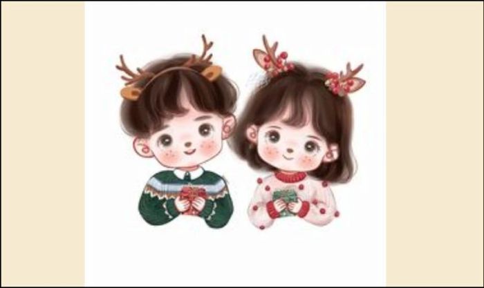 Hình ảnh avatar đôi dễ thương và ấn tượng