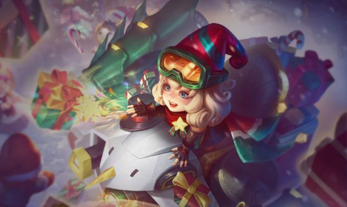 Wisp sở hữu bộ skin Giáng sinh cực chất với tên gọi Máy phát quà