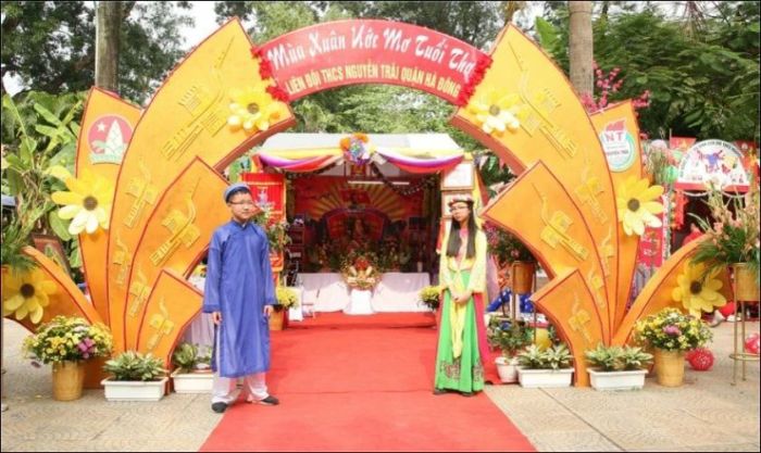 Cổng trại vòng cung mang lại vẻ đẹp thẩm mỹ cao